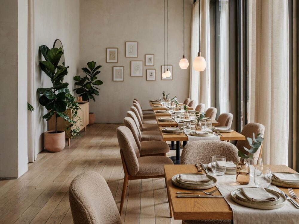 nowoczesne wnętrze restauracji